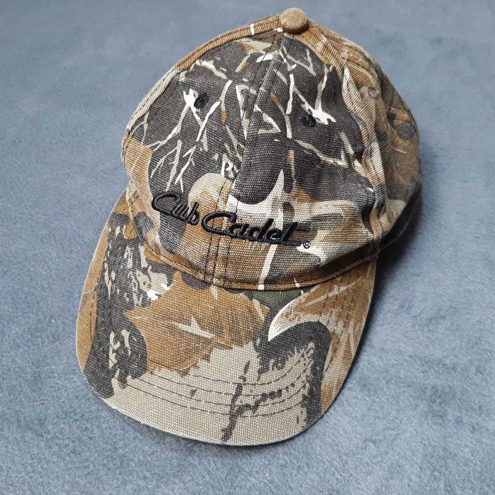 Cub Cadet Hat Cap Men One Size Green Camo Strapback Baseball Trucker Hunting